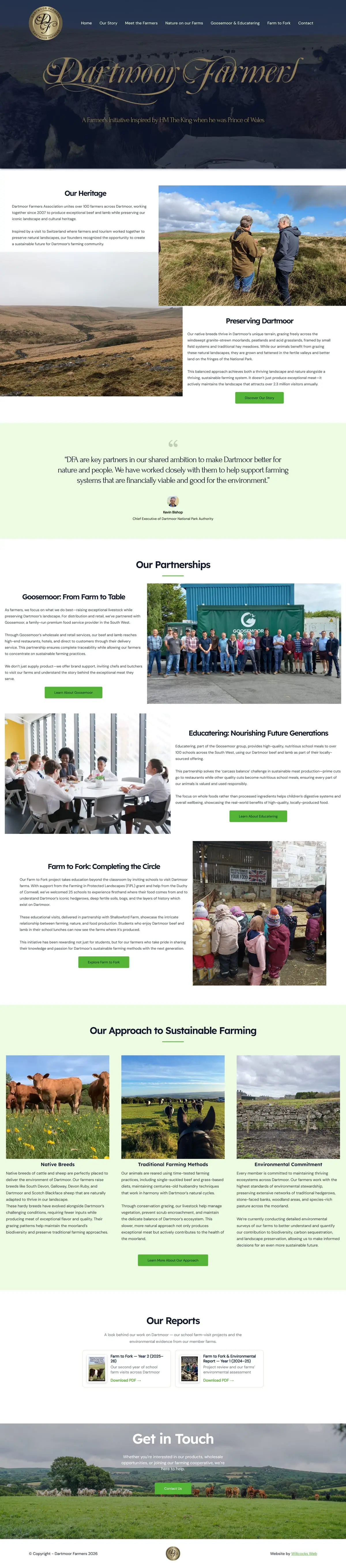 dartmoorfarmers.co.uk, scrolled from the top