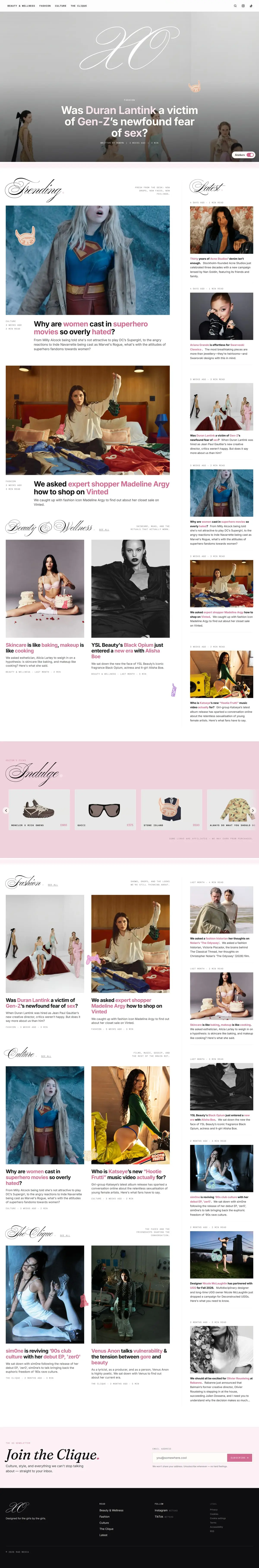 itsxo.com, scrolled from the top