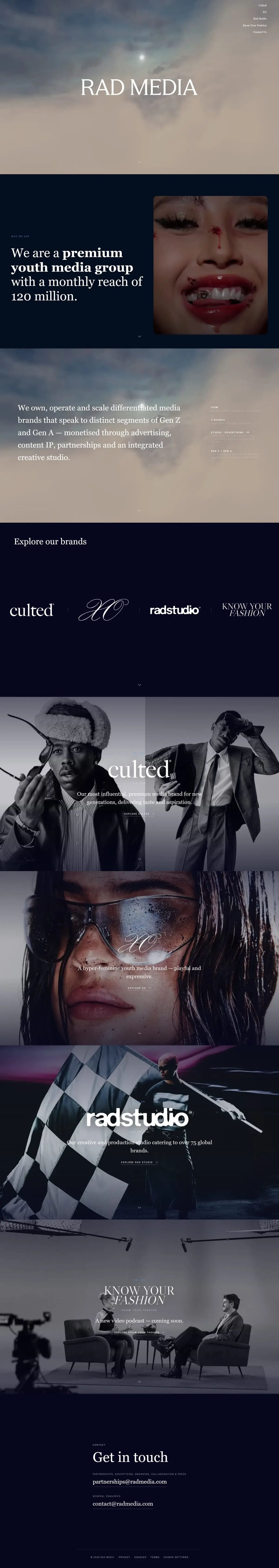 radmedia.com, scrolled from the top